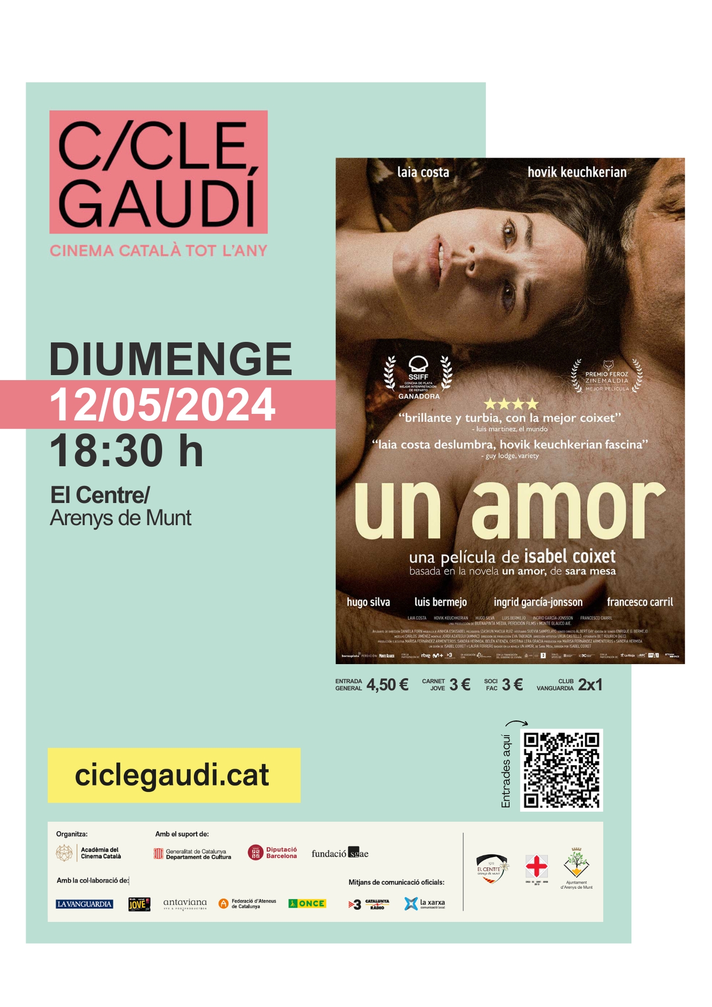 Cinema Cicle Gaudí: Un amor