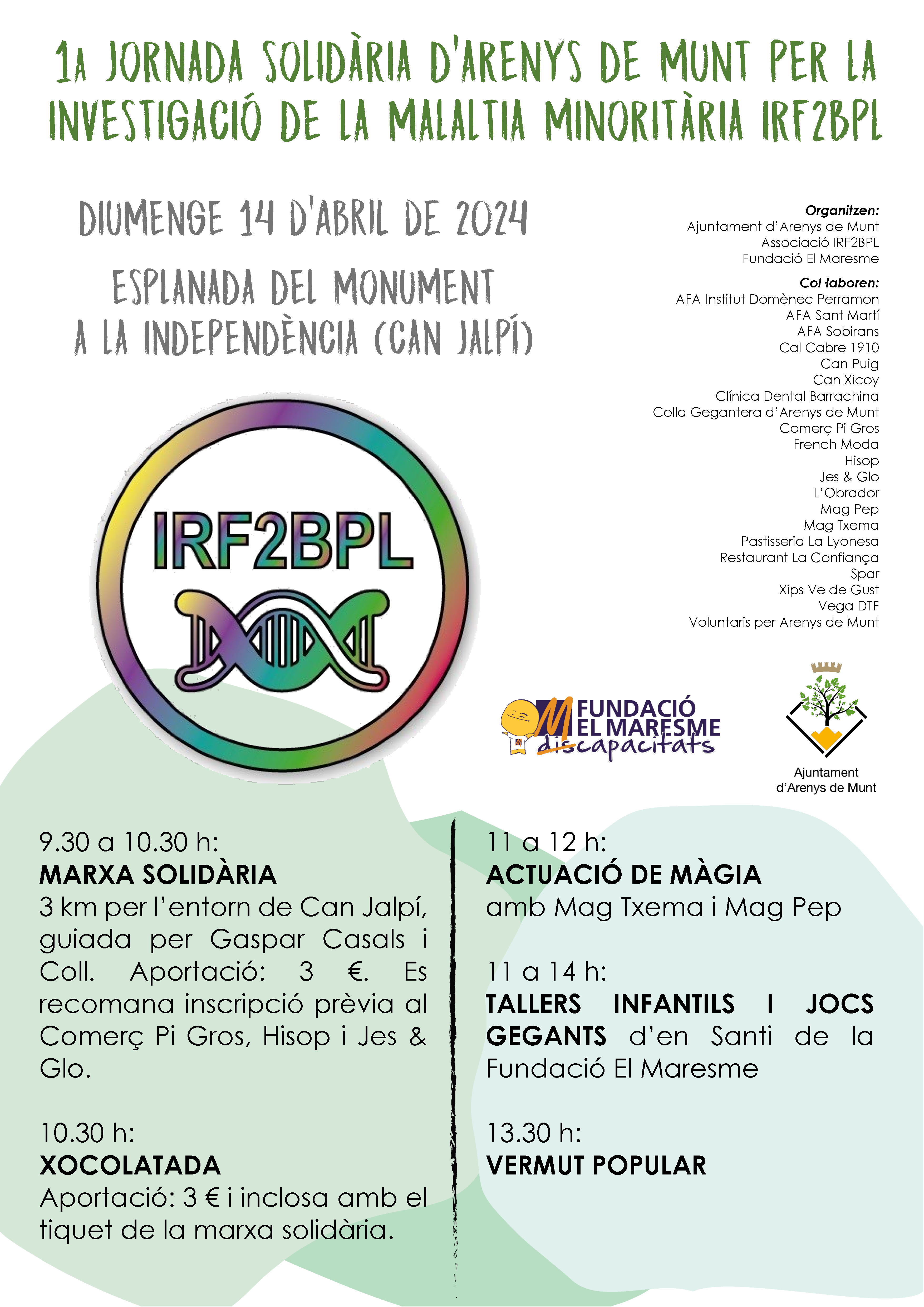 1a Jornada Solidària Investigació IRF2BPL