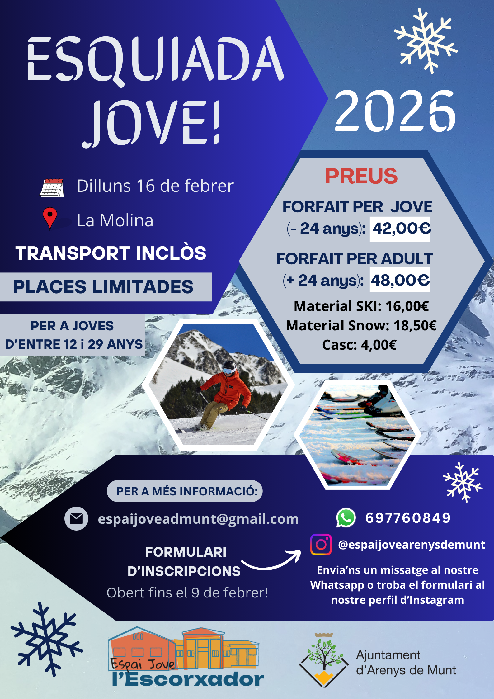 Esquiada Jove 2026