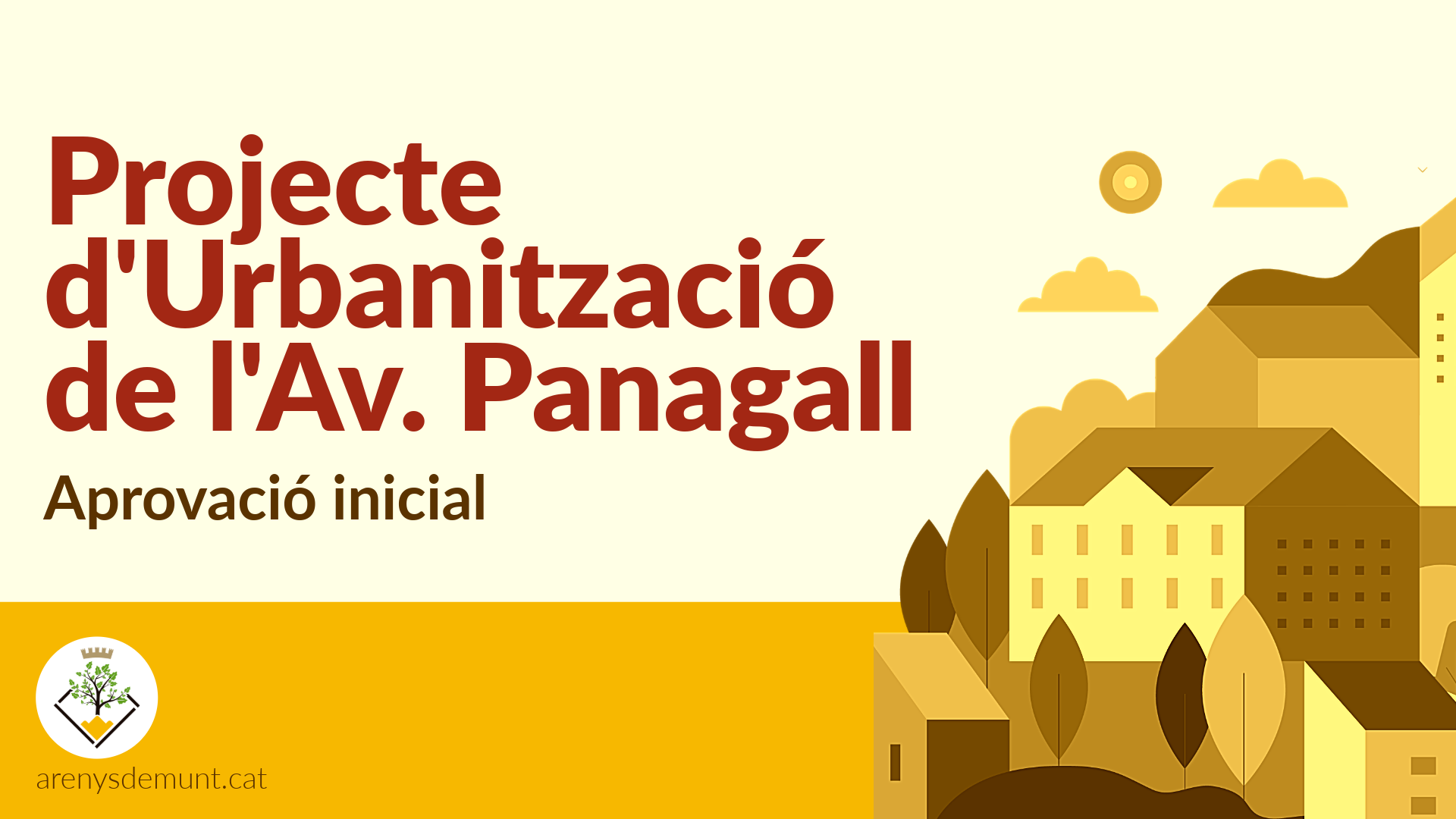 L'Ajuntament exposa el projecte d'urbanització de l'Avinguda Panagall, obert a consultes fins al 7 d'agost de 2025