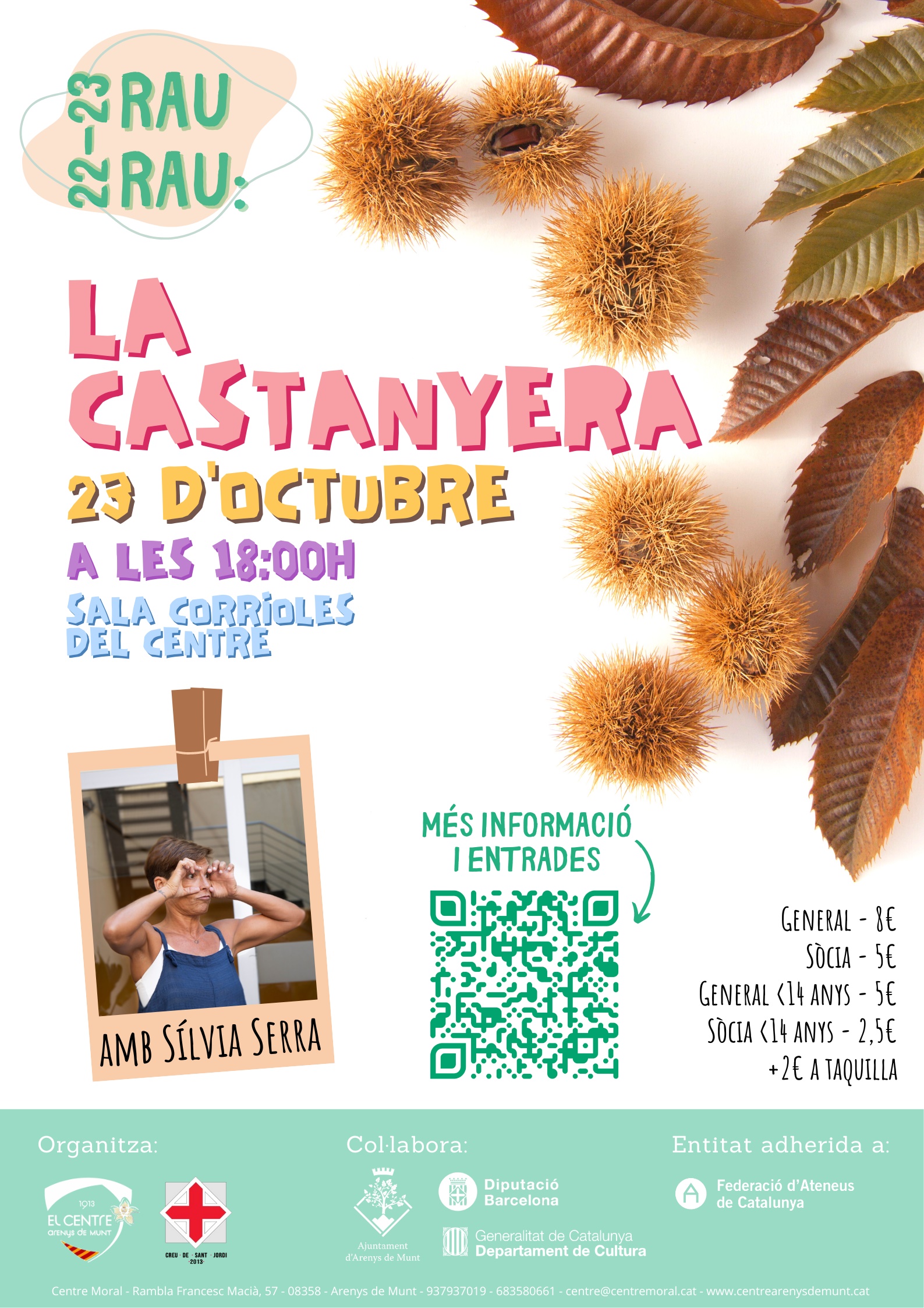 Cartell Centre La castanyera 23-10-22