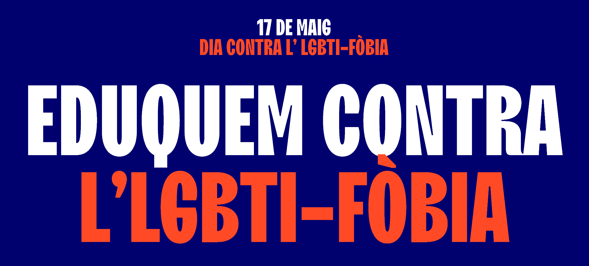 L'Ajuntament d'Arenys de Munt se suma a la Diada Internacional contra l'Homofòbia, la Lesbofòbia, la Transfòbia, la Bifòbia i la Interfòbia