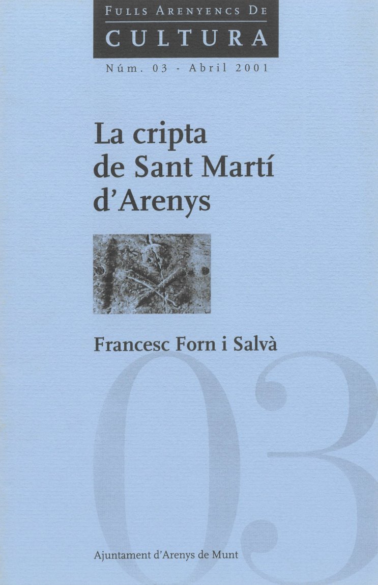 Francesc Forn i Salvà - La cripta de Sant Martí d'Arenys