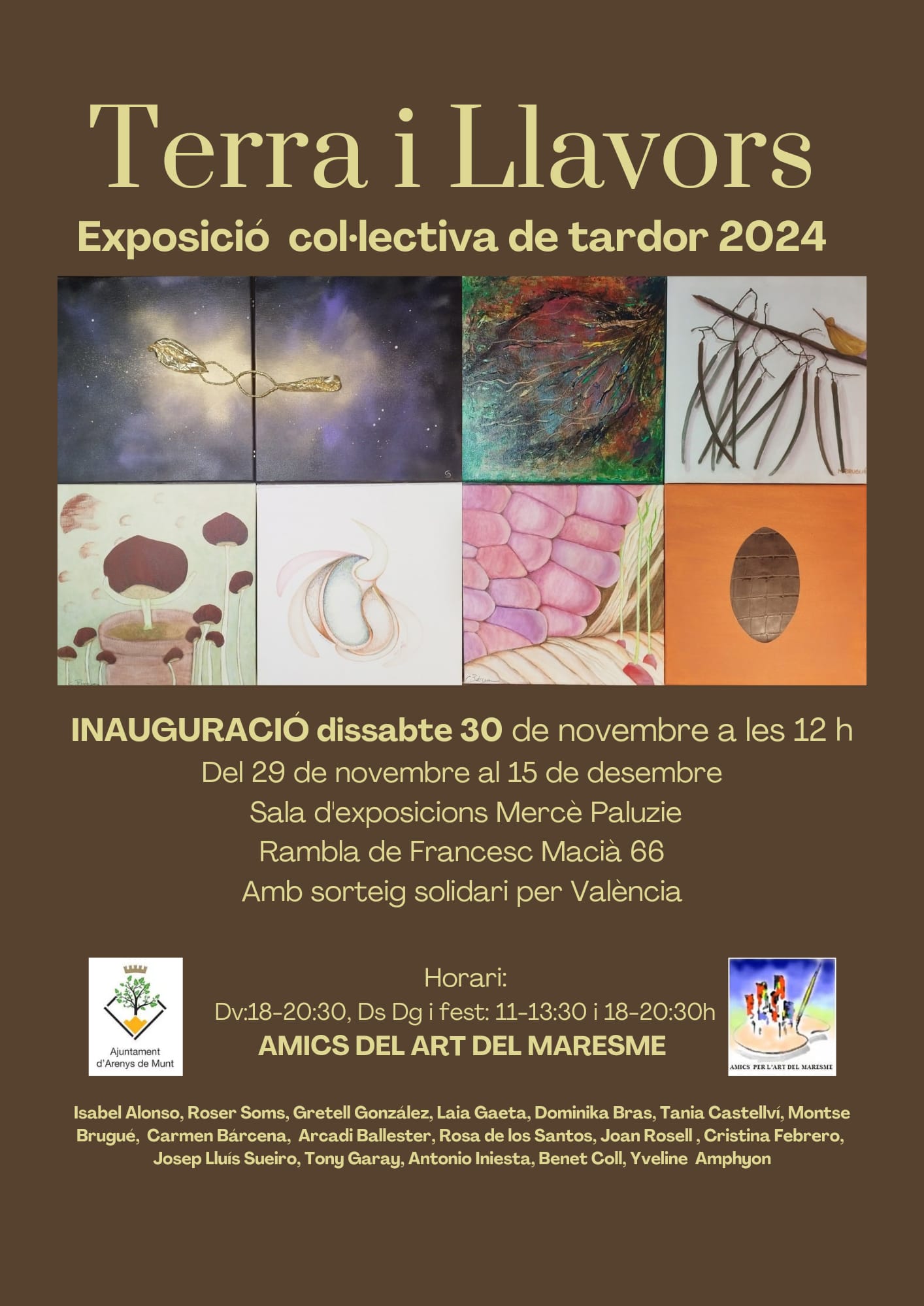 Cartell Exposició 'Terra i llavors' tardor 2024