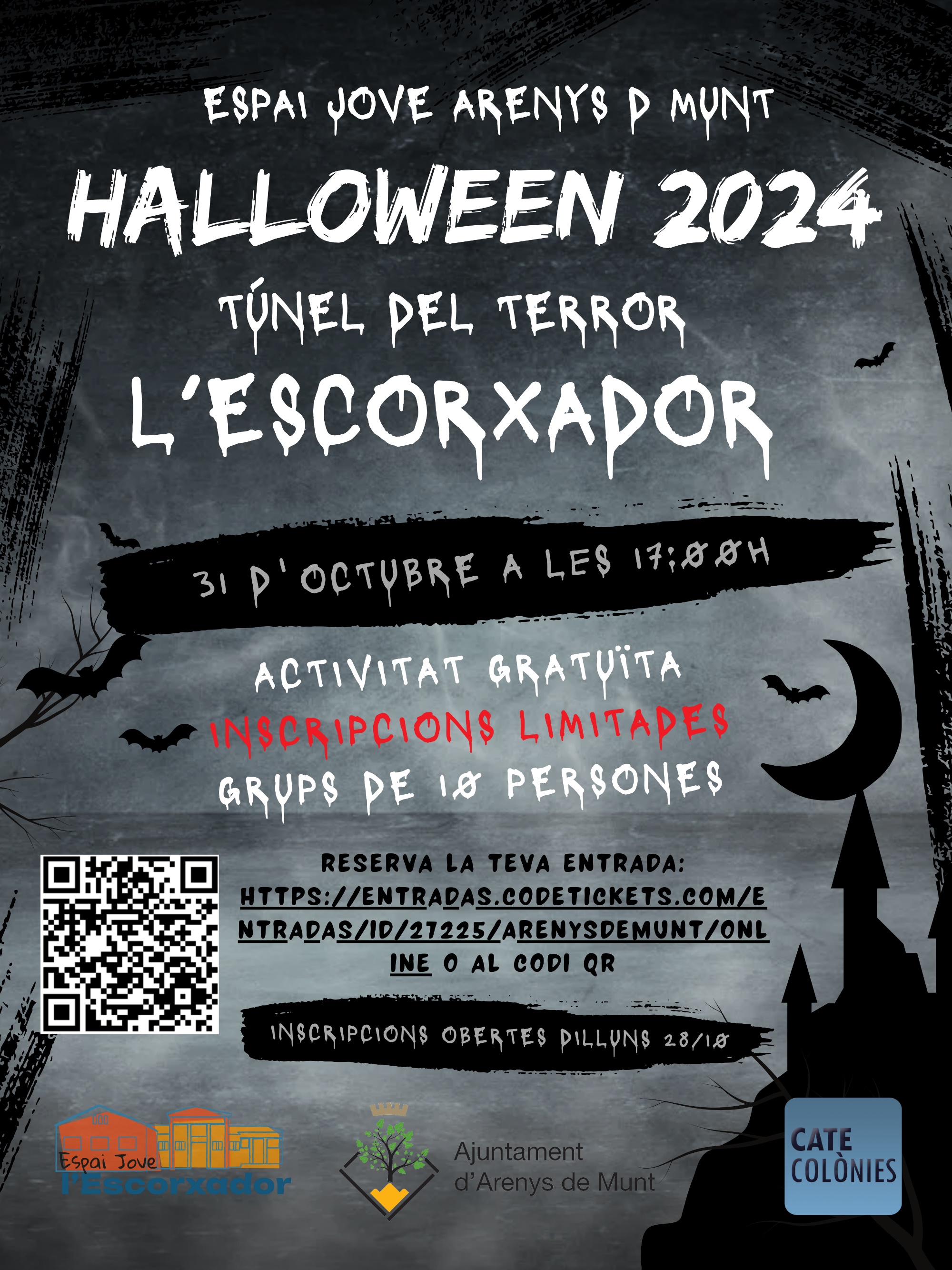 Cartell Túnel del Terror Escorxador 31-10-24