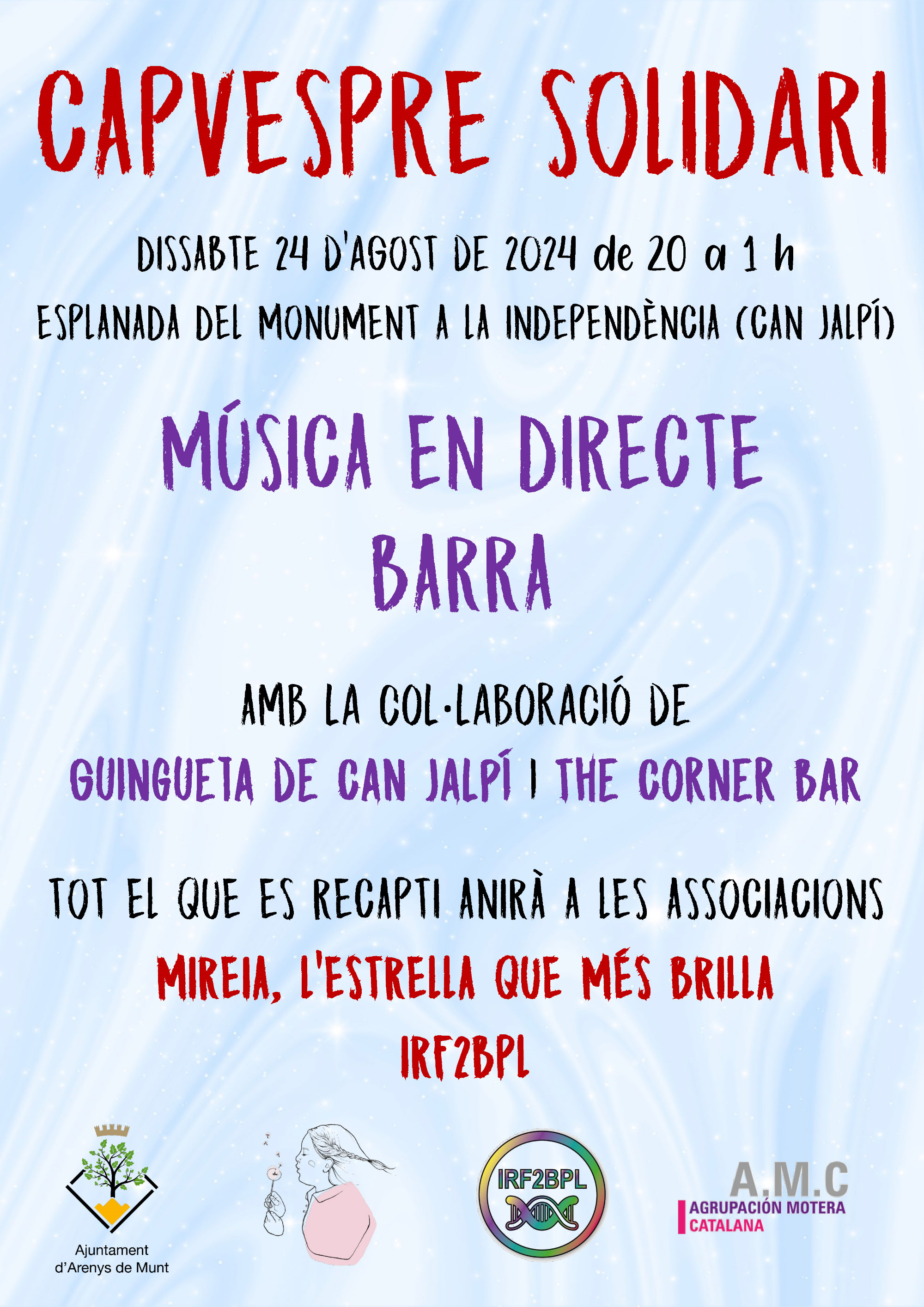 Cartell Capvespre Solidari 24-8-24