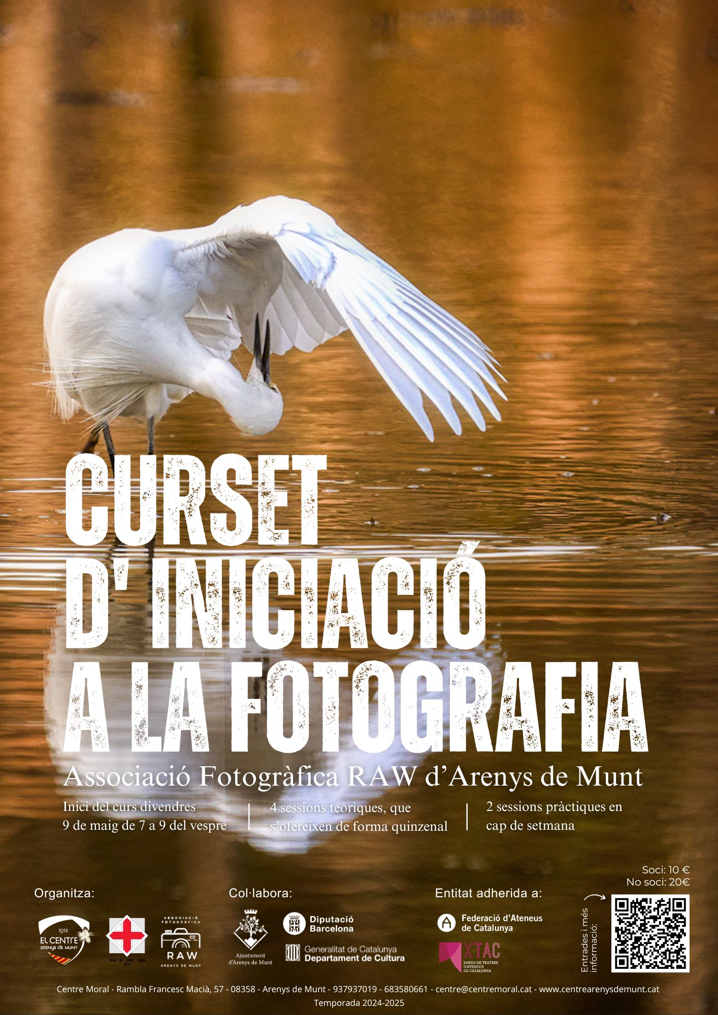Curset d'iniciació a la fotografia RAW