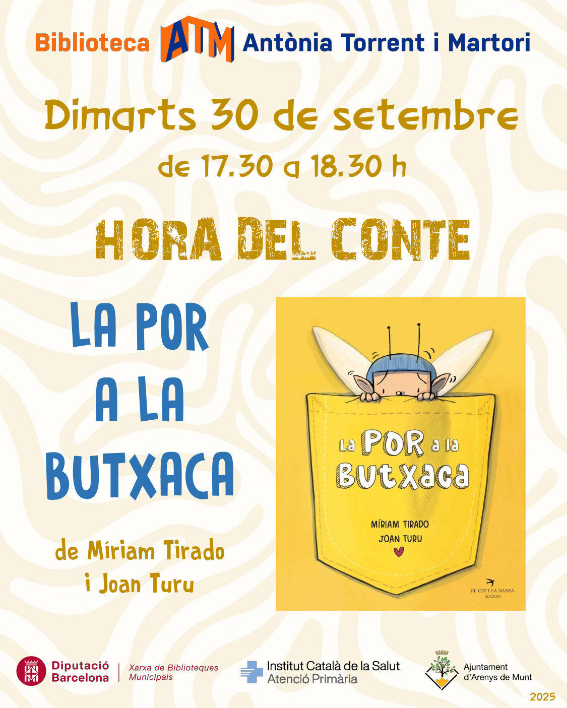 HORA DEL CONTE: LA POR A LA BUTXACA