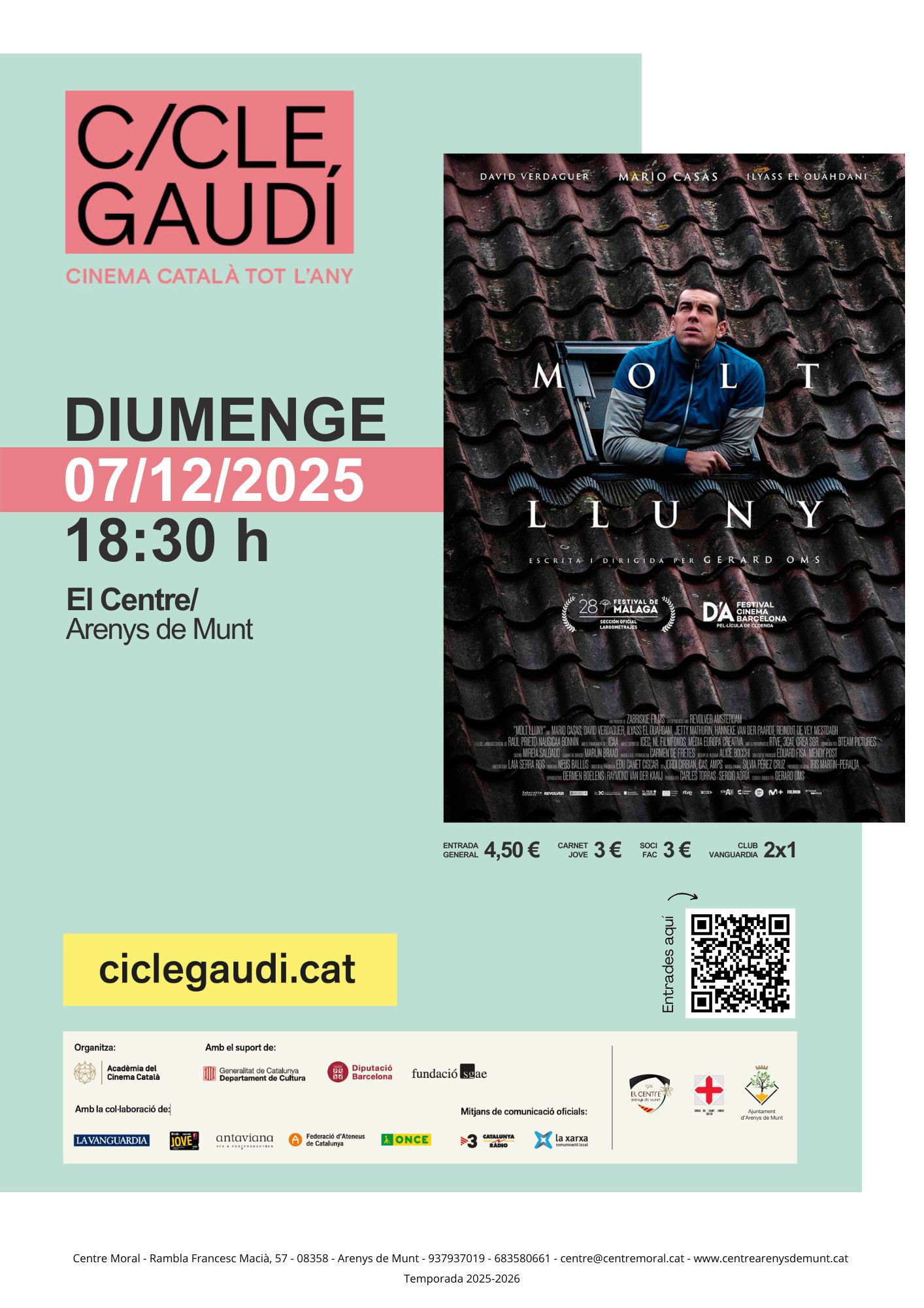 CICLE GAUDÍ: MOLT LLUNY