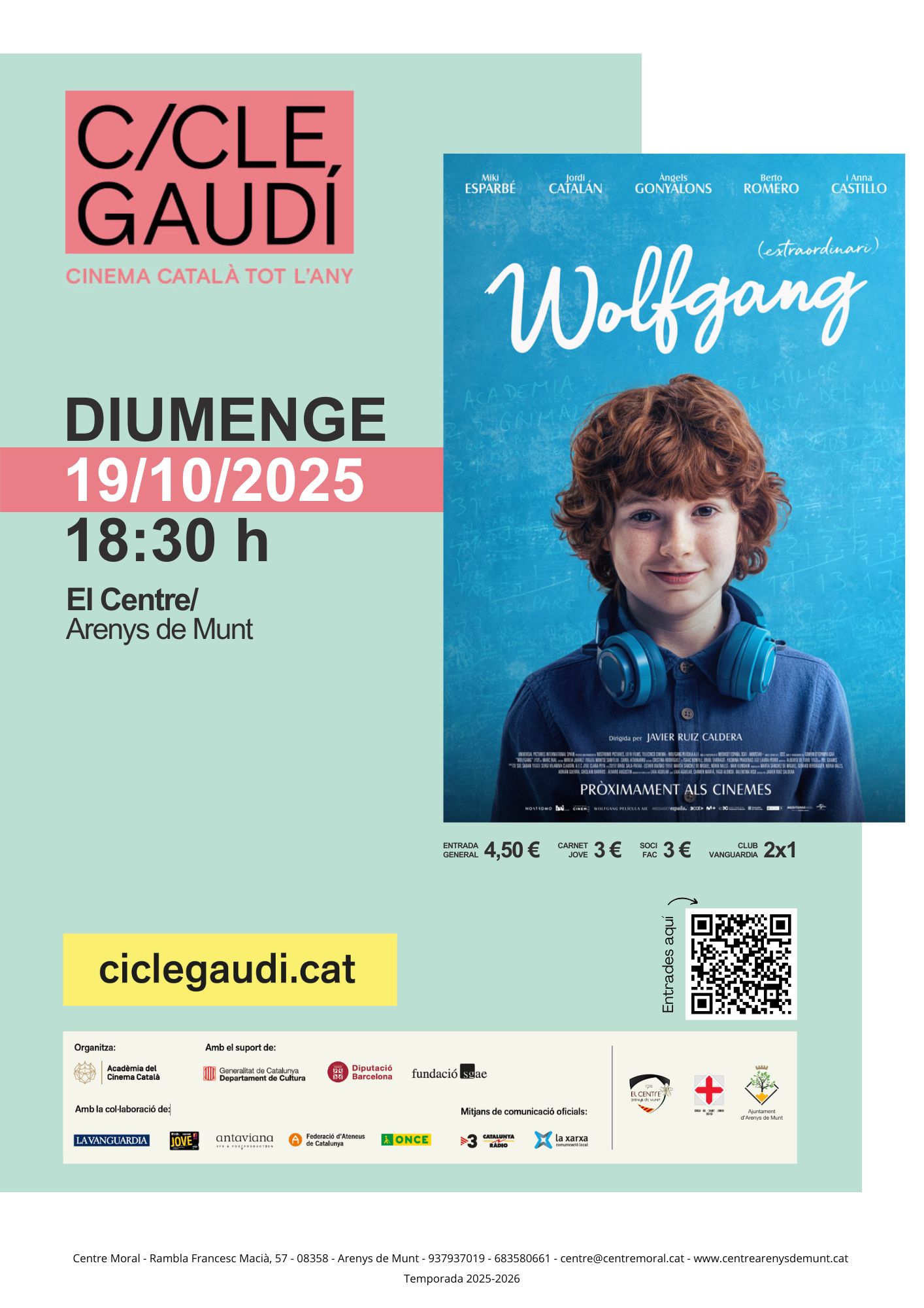Cicle Gaudí-Cinema en Català tot l'any 