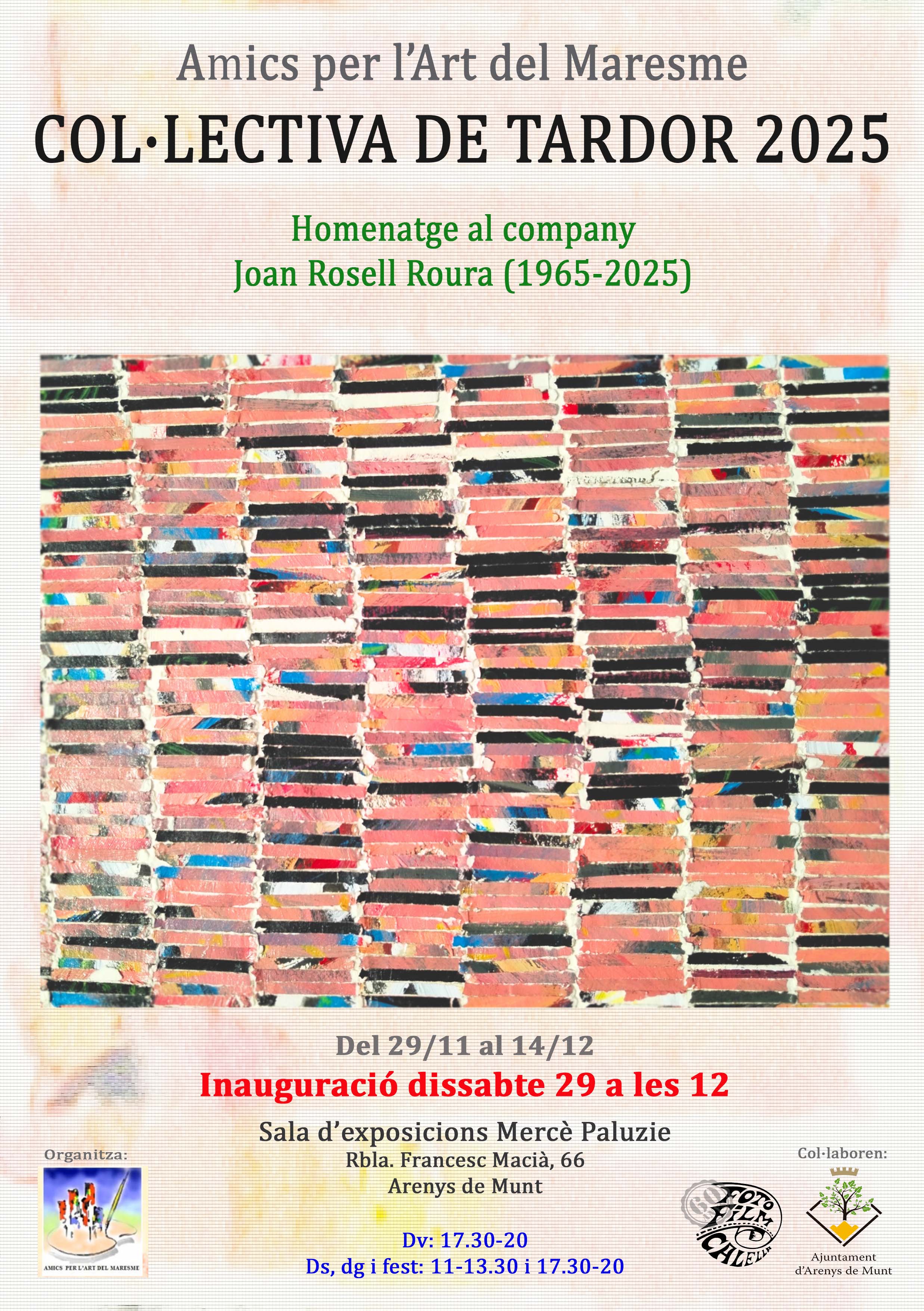 EXPOSICIÓ COL.LECTIVA DE TARDOR - AMICS PER L'ART DEL MARESME