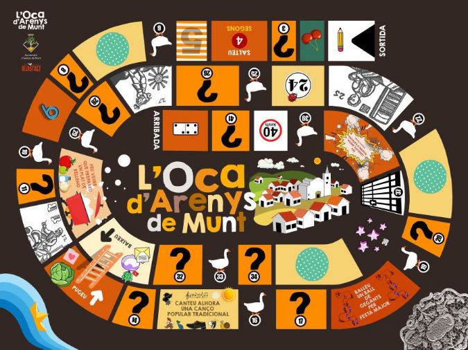 Joc de l'Oca d'Arenys de Munt - Tauler