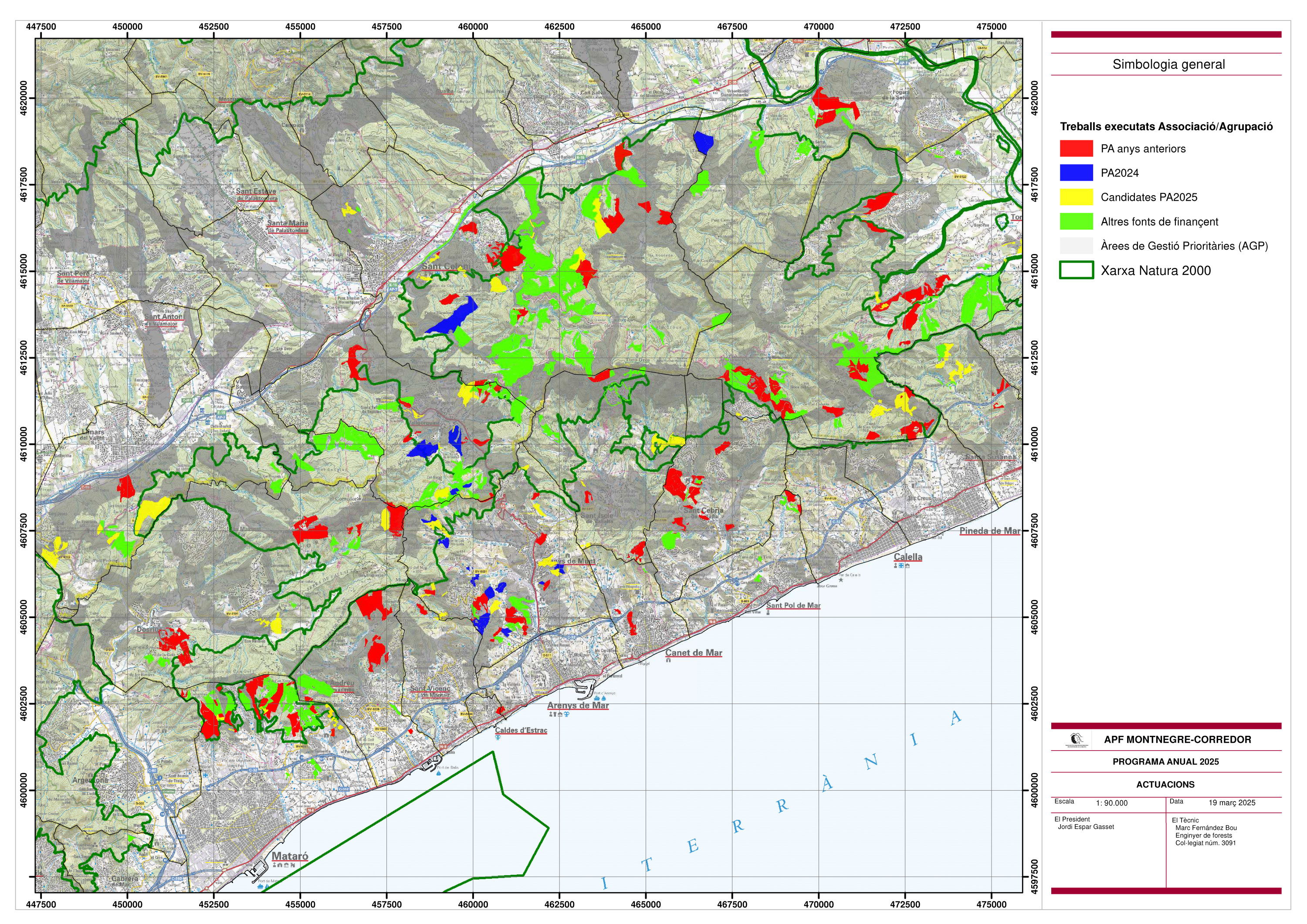Actuacions de l'Associació de Propietaris Forestals