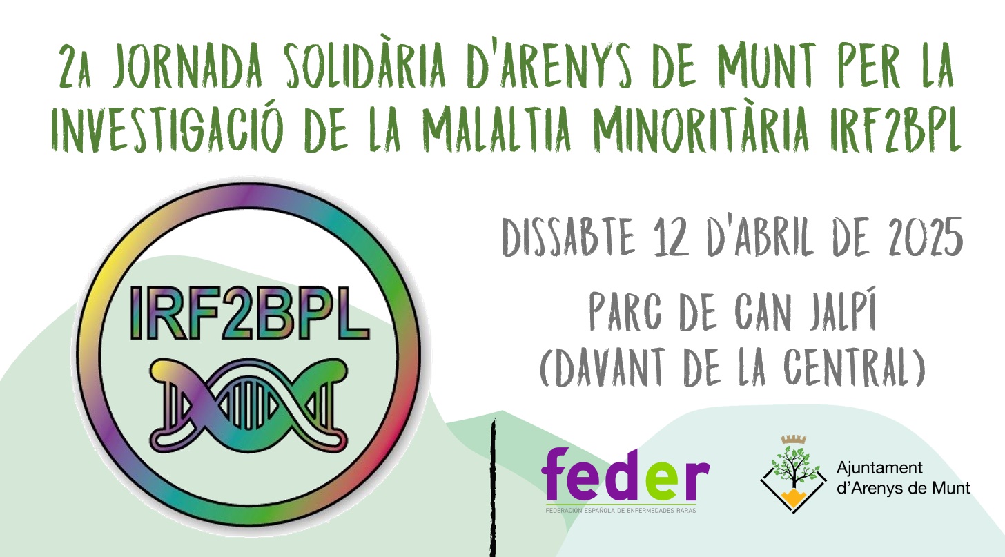 Segona Jornada Solidària per la Investigació de la Malaltia Minoritària IRF2BPL