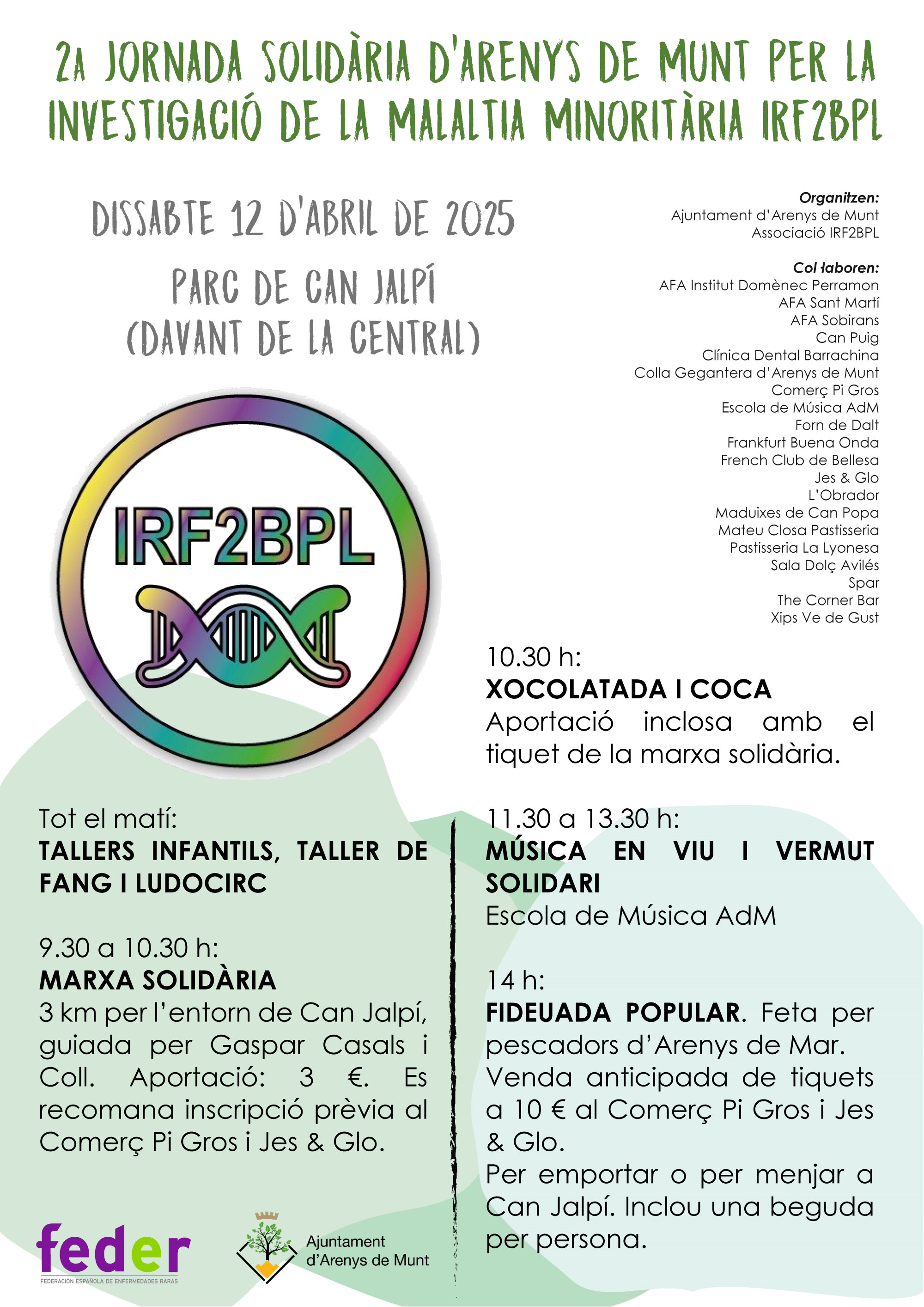 2a Jornada Solidària Investigació IRF2BPL