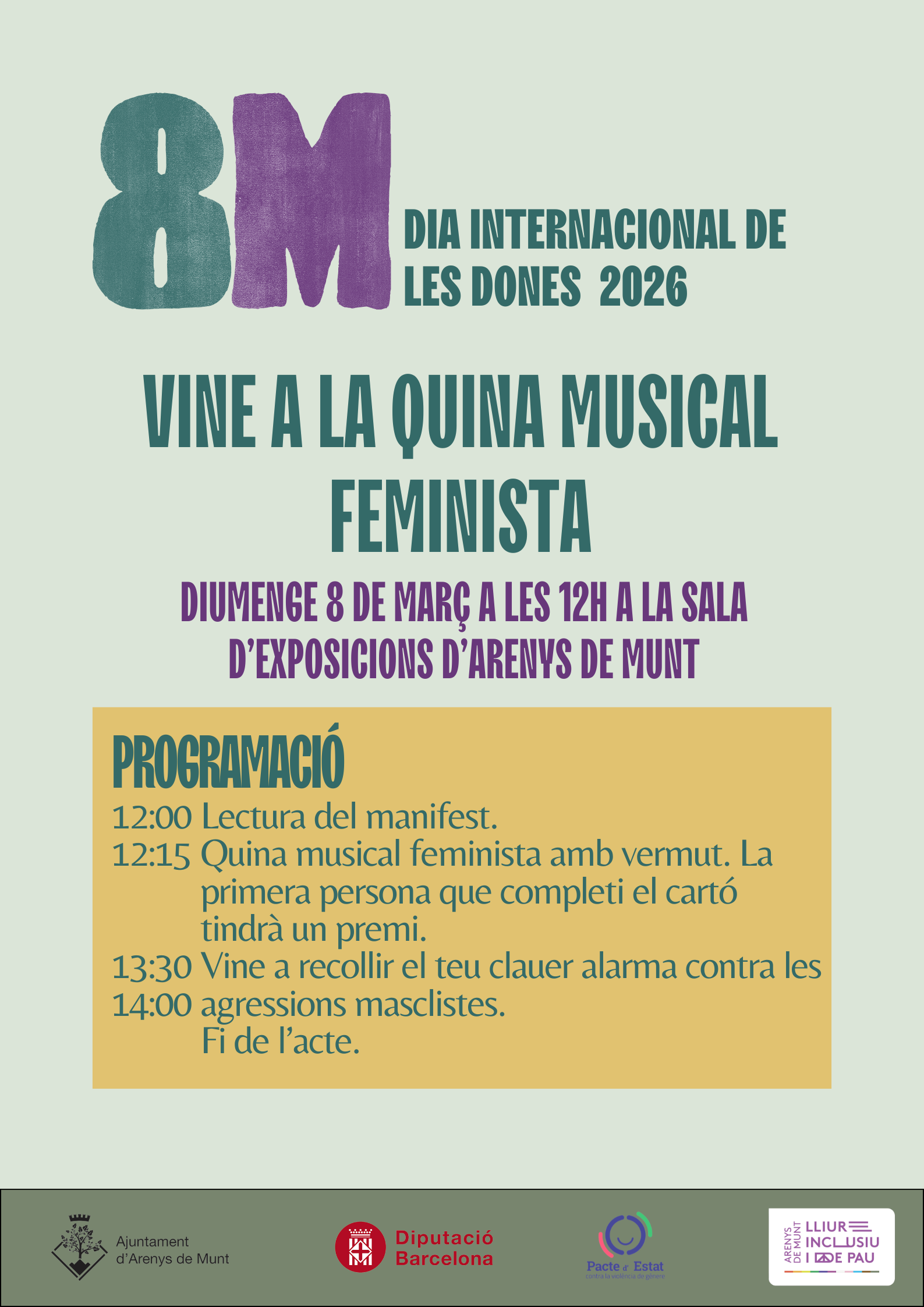 8M Dia Internacional de la Dona - Quina musical feminista
