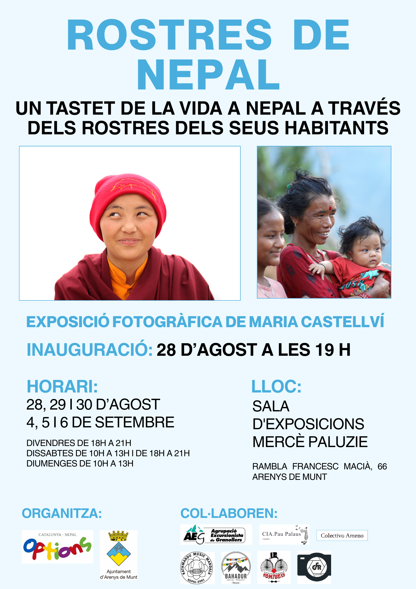 Exposici&oacute; Rostres del Nepal