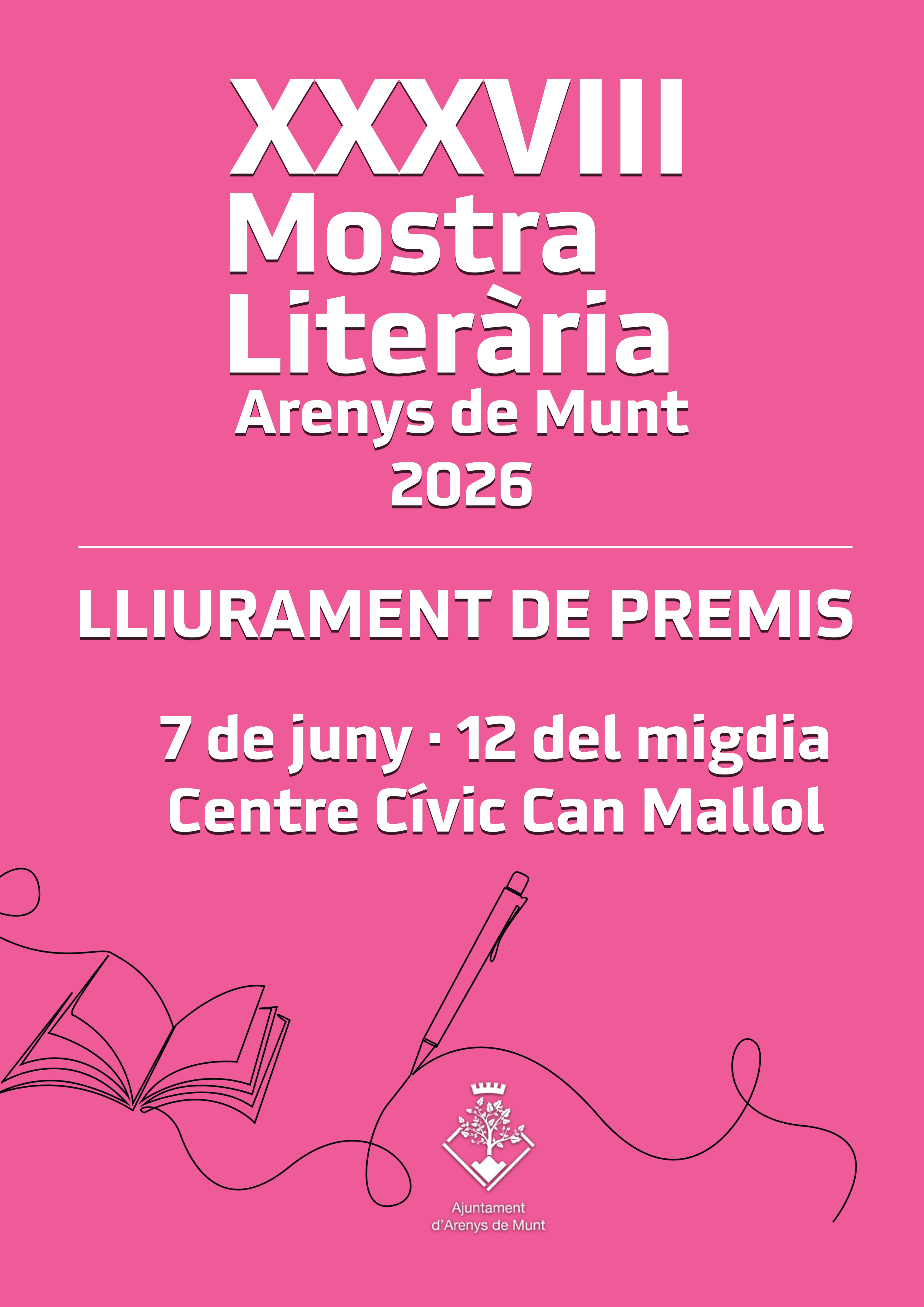Acte lliurament premis Mostra Liter&agrave;ria 2026