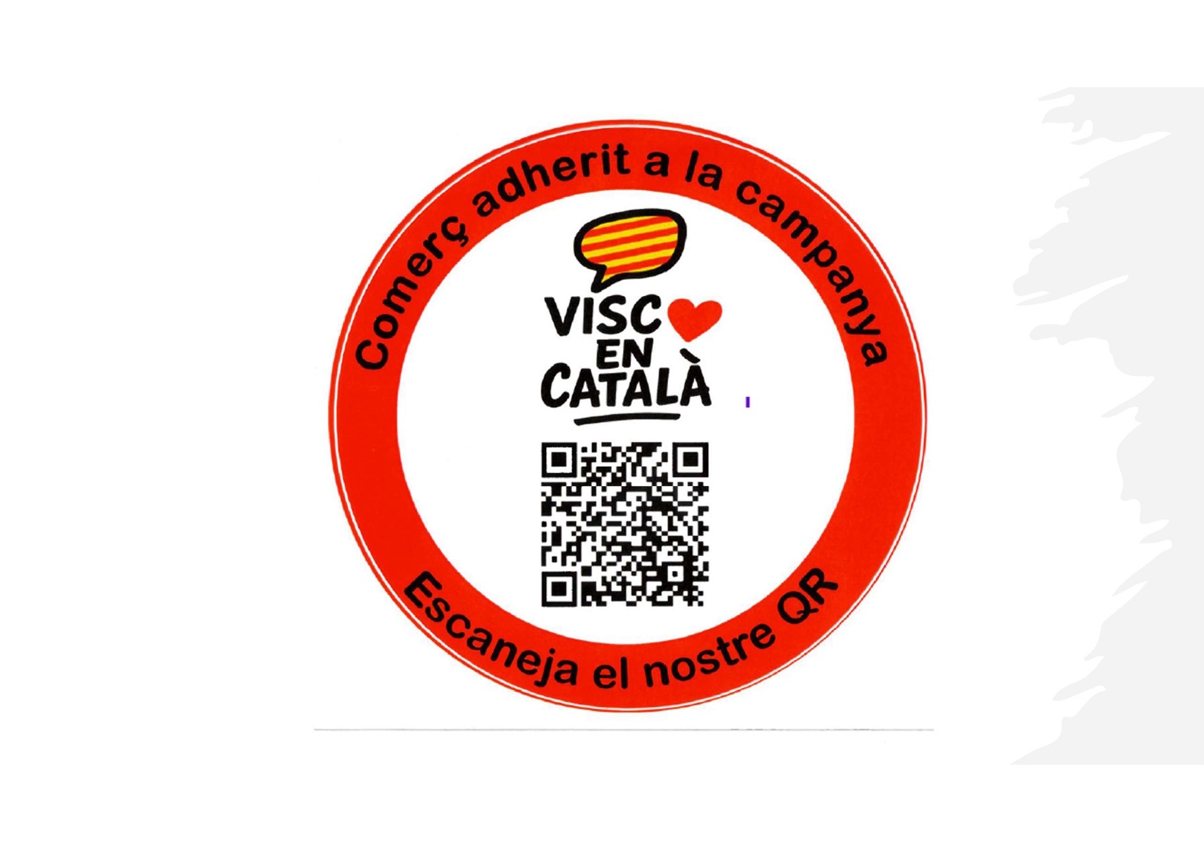 Campanya Visc en catal&agrave; - teixit comercial