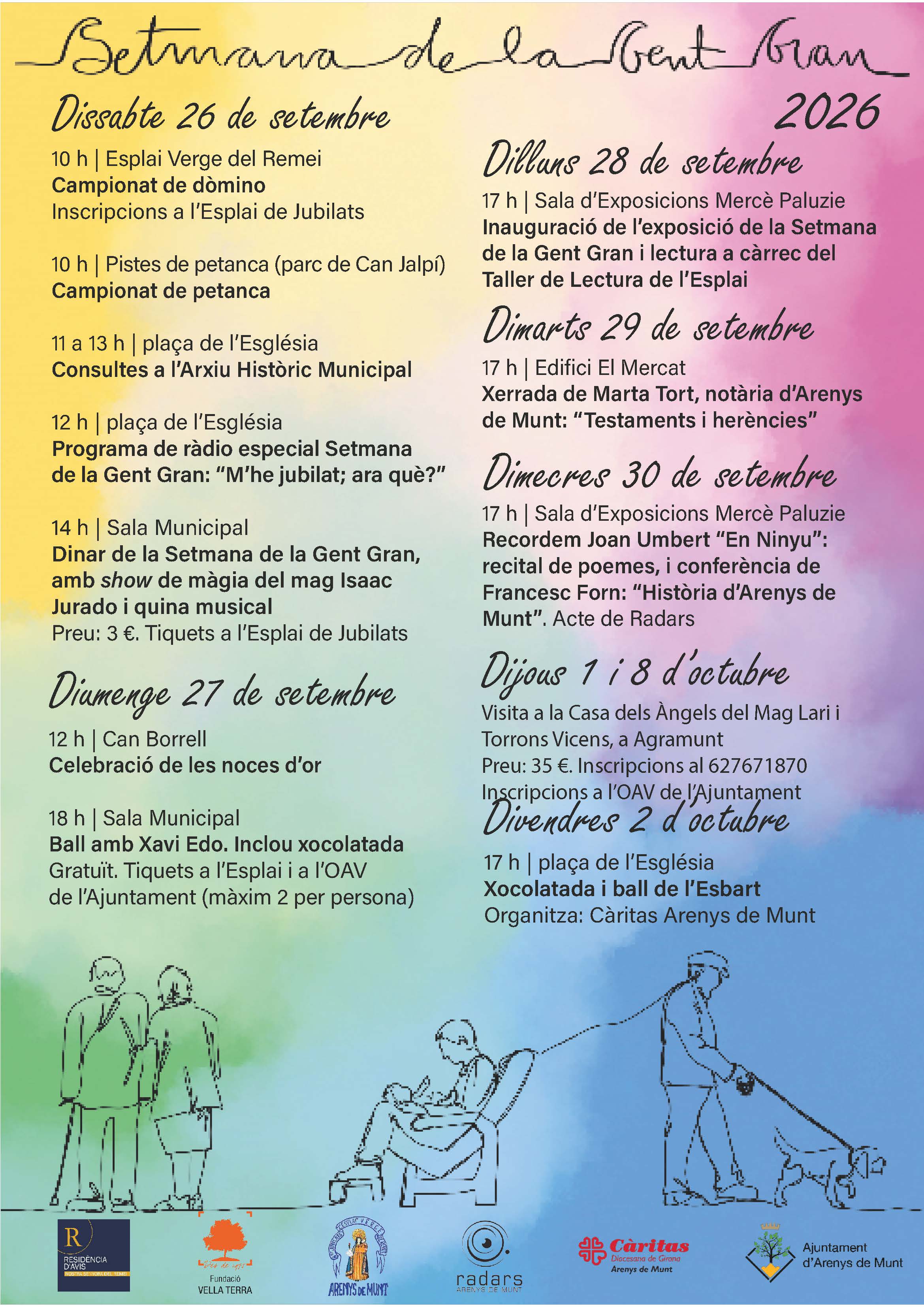 Cartell Setmana de la Gent Gran