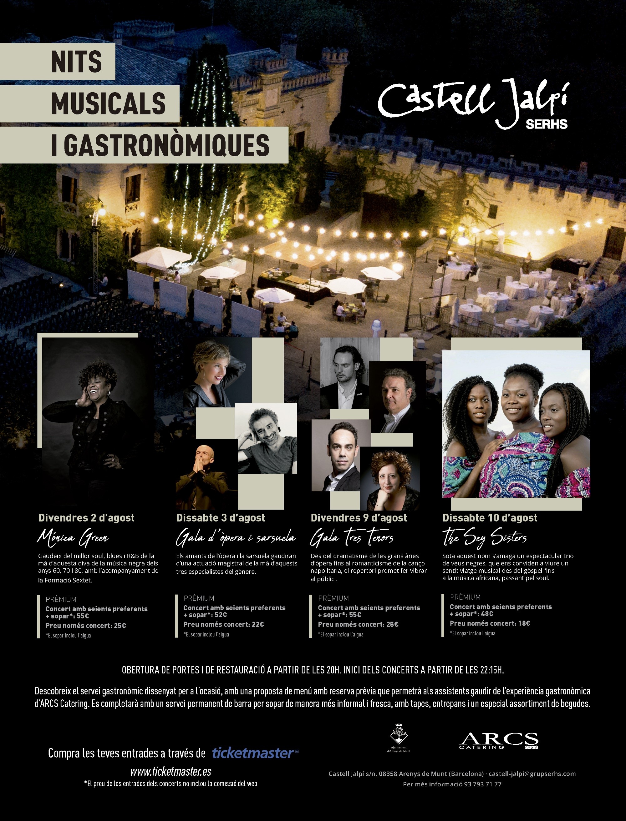 Nits Musicals i Gastronòmiques al Castell Jalpí